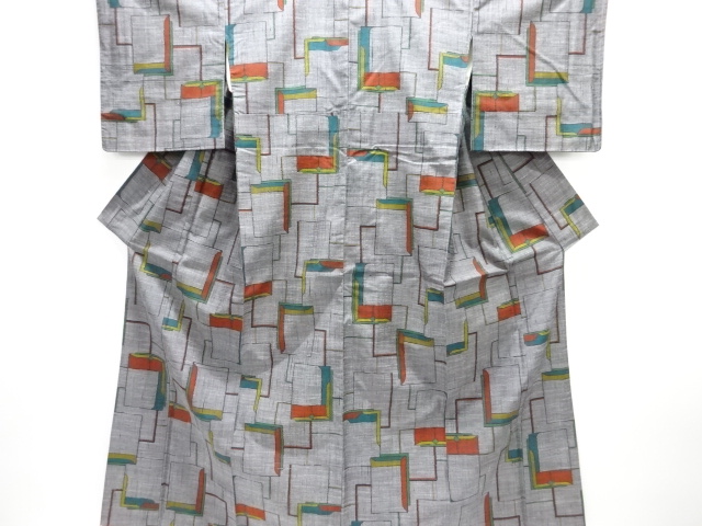 JAPANESE KIMONO / TSUMUGI / WOVEN IROGAMI